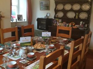 Dining room at Wydon Farm B&B